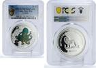 Democratic Republic of the Congo 10 francs Congo 10 francs Conservation Marine Life Octopus Fauna PR70 PCGS silver coin 2004 -
