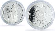 Slovakia 200 korun Slovakia 200 korun Uprising Revolt 150th Anniversary proof silver coin 1998 -