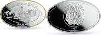 Tonga 1 paanga Tonga 1 paanga Rugby World Cup in Hong Kong City View proof silver coin 1997 -