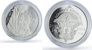 Slovakia 200 korun Slovakia 200 korun Writer Juraj Fandly Jubilee Literature proof silver coin 2000 -