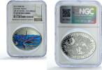 Niue 1 dollar Niue 1 dollar Jurassic Period In Water Dinosaurs Fauna PF69 NGC silver coin 2013 -