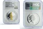 Niue 2 dollars Niue 2 dollars Panagyurishte Treasure Female Head Gilt PF68 NGC silver coin 2009 -