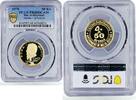 UAE 50 riyals Ras al-Khaimah 50 riyals Rome City Vittorio Emanuele II PR68 PCGS Au coin 1970 -