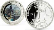 Equatorial Guinea 70000 kip Equatorial Guinea 7000 francos Best World Places series Berlin silver coin 1994 -