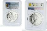 Gibraltar 1 crown Gibraltar 1 crown Preserve Planet Earth Puffins Birds PR69 PCGS silver con 1996 -