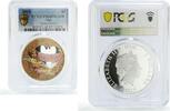 Niue 2 dollars Niue 2 dollars Love Always Cupid Angel Gilt PR68 PCGS silver coin 2015 -