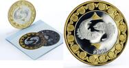 Tokelau 5 dollars Tokelau 5 dollars Zodiac Signs series Pisces gilded silver coin 2012 -