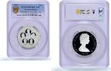 Cayman Islands 50 dollars Cayman Islands 50 dollars Coronation 25th Anniversary Queens PR70 PCGS silver coin 1978 -