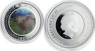 Australia 1 dollar Australia 1 dollar Year of Pig Lunar Calendar color silver coin 2007