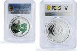 Malaysia 10 ringgit Malaysia 10 ringgit FELCRA Golden Jubilee Palm Trees PR70 PCGS silver coin 2016 -