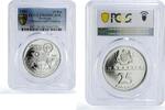 Malaysia 25 ringgit Malaysia 25 ringgit Commonwealth Meeting Politics PR68 PCGS silver coin 1989 -