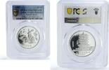 China 10 yuan China 10 yuan Lunar Calendar Year of the Rabbit PR67 PCGS silver coin 1987 -