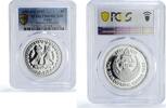Egypt 5 pounds Egypt 5 pounds Barcelona Olympic Games Fencing PR69 PCGS silver coin 1992 -