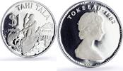 Tokelau 1 tala Tokelau 1 tala Man and Child Fishing Boat Ship KM-5a proof silver coin 1982 -