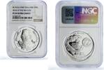 50 baht 2000 Thailand Thailand 50 baht Dragon Year Auspicious Millennium PF69 NGC silver coin 2000 PP
