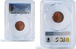 Exotic and Historic  Esperanto 1 steloj Fantasy X#3 Netherlands Mint MS64 PCGS bronze coin 1959 unz