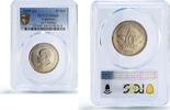 Exotic and Historic  Esperanto 10 steloj Zamenhof Fantasy Netherlands Mint MS64 PCGS CuNi coin 1959 unz