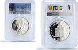 China 100 patacas China Macau 100 patacas Tiger Year Lunar Calendar PR69 PCGS silver coin 1998 -