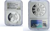 Argentina 25 pesos Argentina 25 pesos Doma Criolla Man Horse Ibero-American PF68 NGC silver coin 2000 -