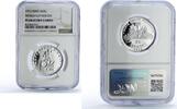 Haiti 25 gourdes Haiti 25 gourdes Football World Cup in Germany Soccer PF68 NGC silver coin 1973 -