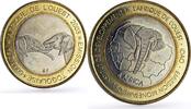 Togo 6000 francs Togo 6000 francs Elephants Four Africa Fauna Fantasy X#20 bimetal coin 2003 -