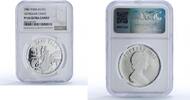 Tokelau 1 tala Tokelau 1 tala Man and Child Fishing Boat Ship PF66 NGC silver coin 1982 -