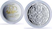 Bhutan 250 ngultrum Bhutan 250 ngultrum Indonesian Games Palembang Logo Gilt proof silver coin 2004 -