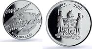 Fiji 2 dollars Fiji 2 dollars Tree Frog Conservation Wildlife Fauna proof silver coin 2018 -