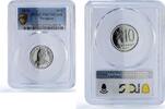 Paraguay 10 guaranies Paraguay 10 guaranies Republic Coinage Cow Head PR67 PCGS NiSteel coin 1976 -