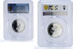 Guinea-Bissau 6000 francs Guinea-Bissau 6000 francs Gazelle IDAO 4 Africa Elephant MS69 PCGS silver coin 2004 -