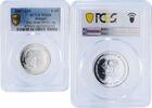Senegal 6000 francs Senegal 6000 francs President Wade Lion 4 Africa Elephant MS68 PCGS silver coin 2007 -