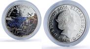 United Kingdom 5 pounds Great Britain 5 pounds Giants Causeway Nature Landscapes Color proof silver coin 2016 -