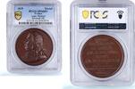 France '-1 France Isaac Newton Science History SP 64 BN PCGS bronze medal 1819 -