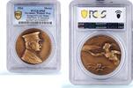 Germany '-1 Germany Weimar Zeppelin Airship Aviation History SP 65 PCGS bronze medal 1924 -