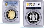 Jamaica 50 dollars Jamaica 50 dollars Bob Marley Gilt Singer Music PR 69 PCGS silver coin 2005 -