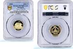 Mongolia 1000 togrog Mongolia 1000 togrog Year of the Pig Lunar Calendar PR 70 PCGS gold coin 1995 -