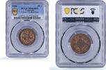 Spain 5 centimos Spain Barcelona 5 centimos Catalanist Union Horsemans MS 64 PCGS bronze coin 1900 -