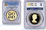 Turks and Caicos Islands 100 crowns Turks and Caicos Islands 100 crowns Victoria KM-17 PR 70 PCGS gold coin 1977 -