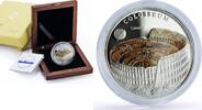 Mongolia 500 togrog Mongolia 500 togrog Colosseum Italy New Wonders Color proof silver coin 2008 -