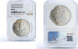 Philippines 1 peso Philippines 1 peso Andres Bonifacio History Politics MS 64 NGC silver coin 1963 -