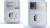 Mongolia 50 togrog Mongolia 50 togrog Ugedei Khan History PF 68 NGC silver coin 1992 -