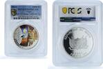 Niger 1000 francs Niger 1000 francs Fennec Coloured KM-23 Fauna Fox PR 69 PCGS silver coin 2013 -