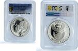 South Africa 20 cents South Africa 20 cents White Rhinoceros KM-357 Fauna PR 70 PCGS silver coin 2003 -