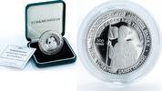 Turkmenistan 500 manat Turkmenistan 500 manat Uzun Hasan Beg Turkmen Sultan silver coin 2001 -