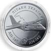 Ukraine 10 hryvnas Ukraine 10 hryvnia AN-140 Aircraft Antonov Series Airplanes silver coin 2004 -