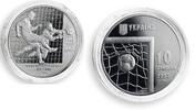 Ukraine 10 hryvnas Ukraine 10 hryvnia 2006 FIFA Football World Cup Germany silver proof coin 2004 -