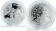 Ukraine 2 hryvnia Ukraine 2 hryvnia Gemini Little Twins Zodiac 1/4 Oz silver coin 2014 -