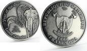 Cameroon 1000 francs Cameroon 1000 francs Year of the Goat silver coin 2015 -