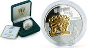 Ukraine 5 hryvnia Ukraine 5 hryvnia Deer Fauna in Culture gilded silver proof coin 2016 -