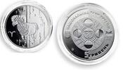 Ukraine 5 hryvnia Ukraine 5 hryvnia Aries Signs of Zodiac silver proof coin 2006 -